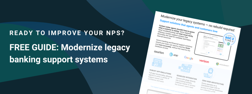 banking one pager cta